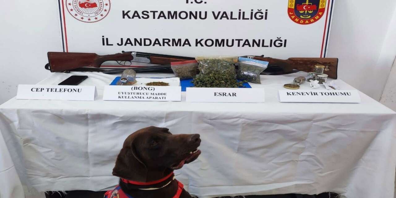 Kastamonu’da uyuşturucu operasyonları: 2 gözaltı