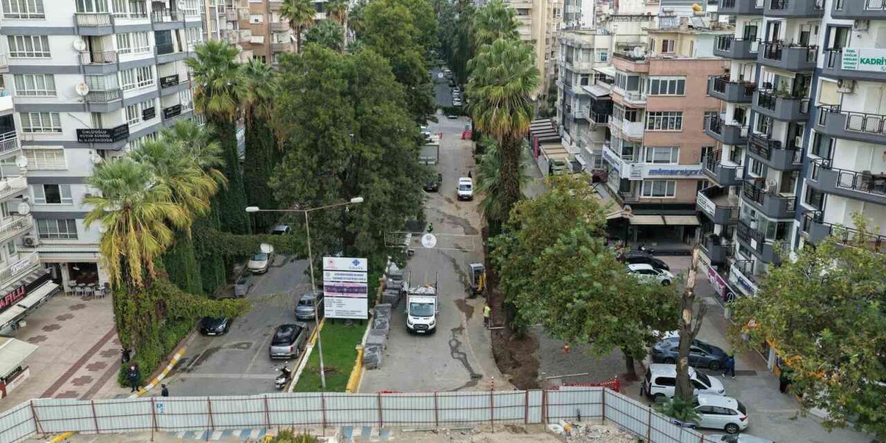 Adnan Menderes Bulvarı’nda yenileme çalışmaları başladı