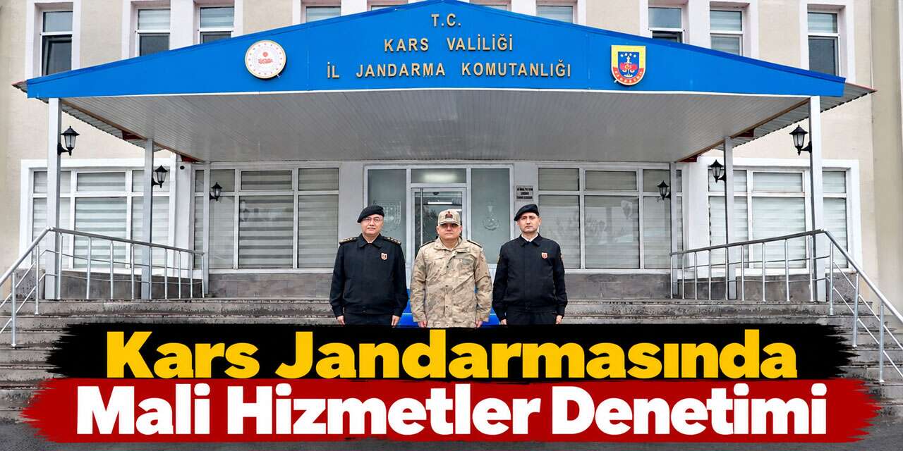 Kars İl Jandarma Komutanlığında İnceleme ve Denetim Gerçekleştirildi