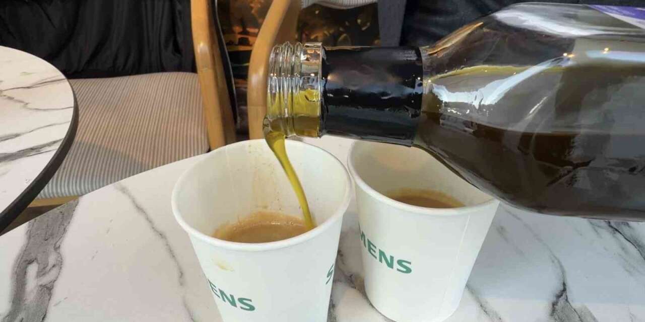 Zeytinyağlı kahve olur mu demeyin, bu da oldu