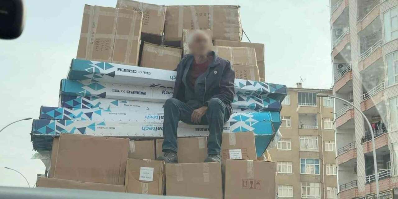 Kolilerin üzerinde oturarak canını hiçe saydı