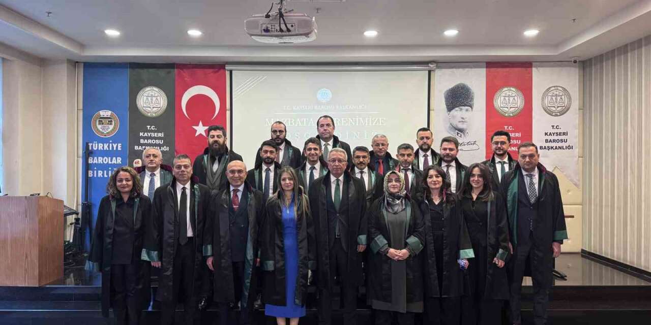 Kayseri Barosu Başkanı Özsoy mazbatasını aldı