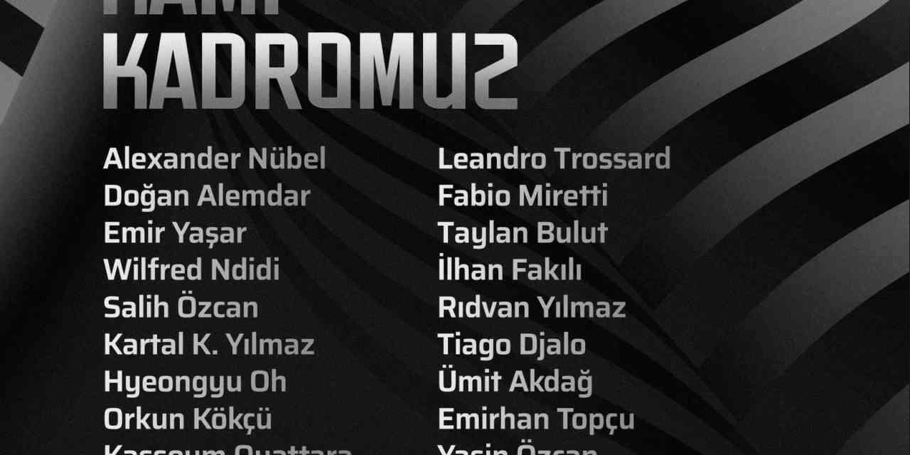 Beşiktaş’ta Vlahovic, Hoffenheim maçının kadrosuna alınmadı