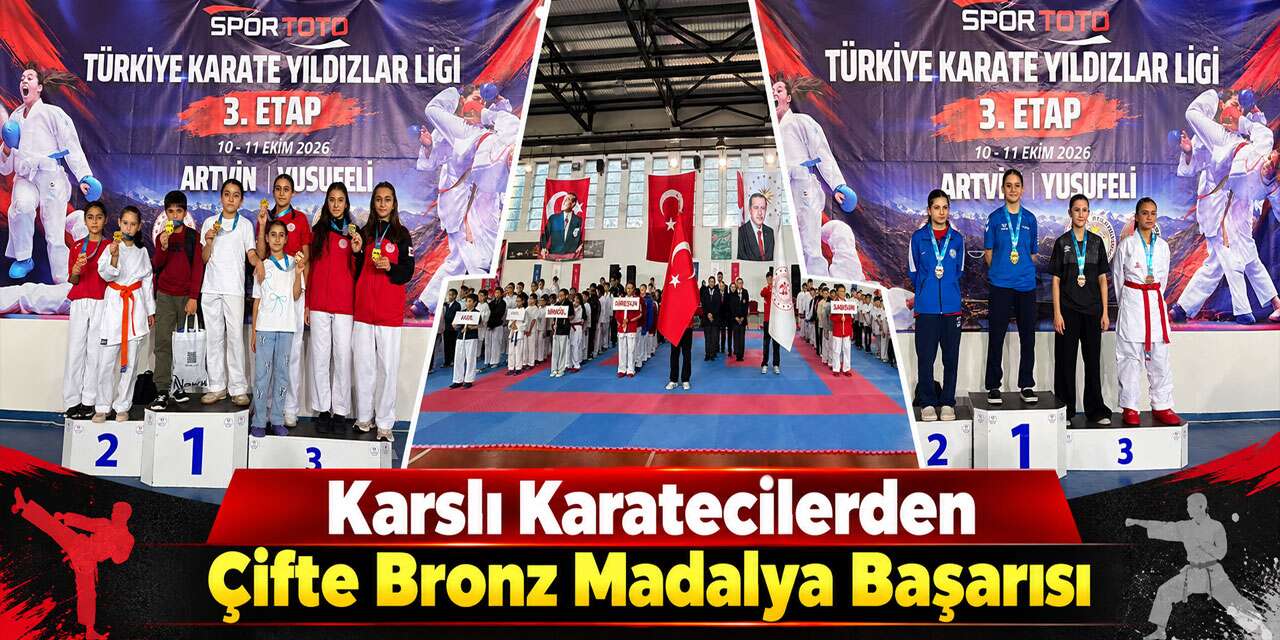 Karslı Ela ve Medine’den Bronz Madalya Gururu