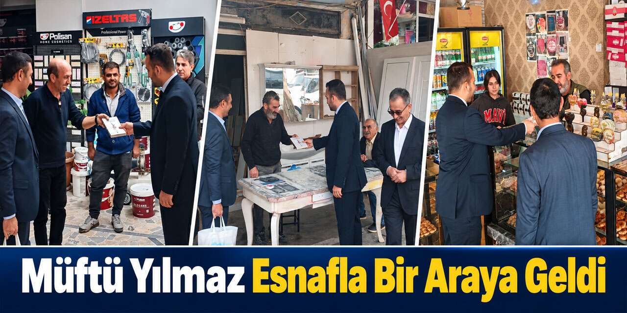 Kağızman Müftüsü Yılmaz Esnafla Bir Araya Geldi