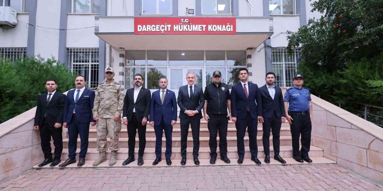 Mardin Valisi Akkoyun, Dargeçit ilçesinde incelemelerde bulundu