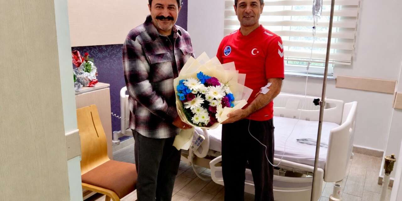 Dünya şampiyonu Erkan Balk’a geçmiş olsun ziyareti