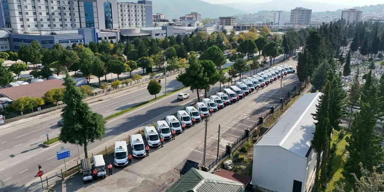Samsun’da acılı günlerde kesintisiz destek: 29 araçla 7/24 hizmet