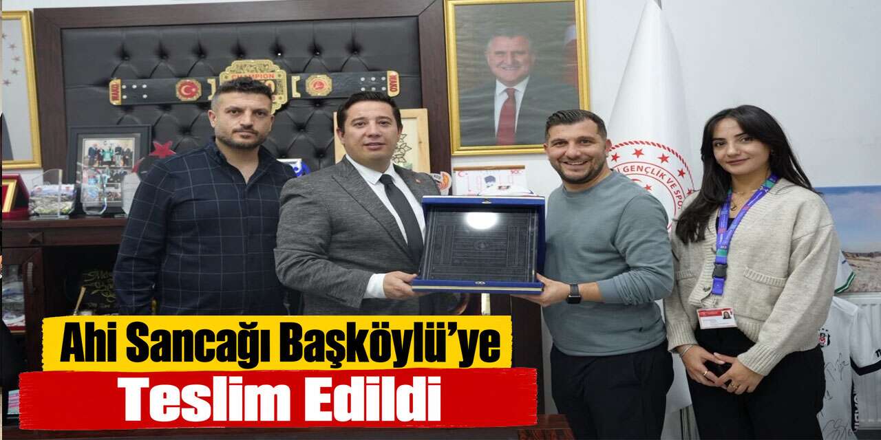 Ahi Sancağı Kars’ta Mehmet Başköylü’ye Teslim Edildi