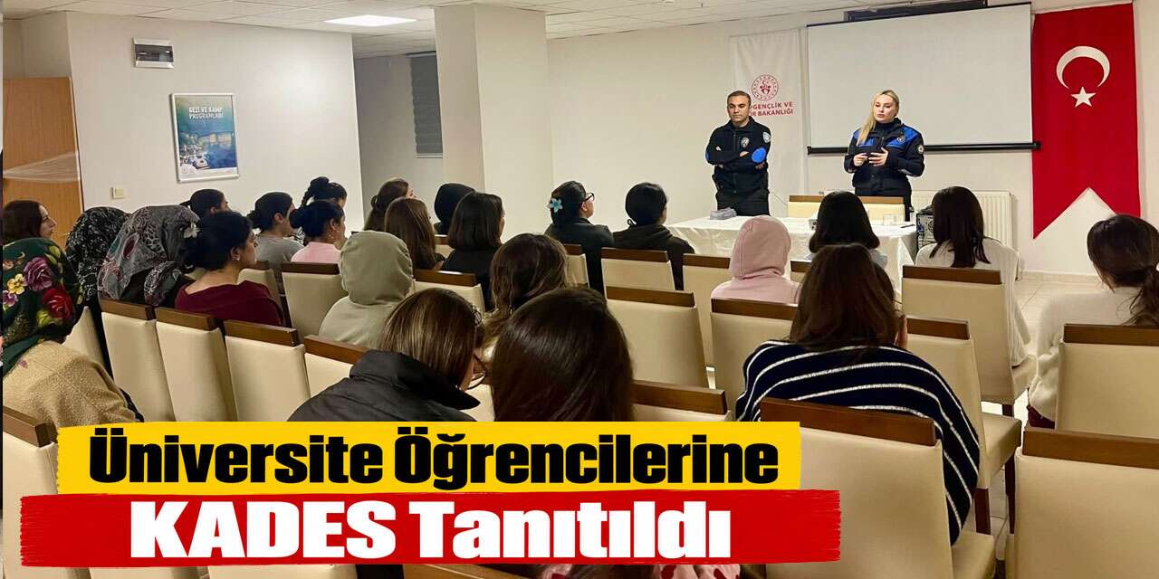 Kars’ta Üniversite Öğrencilerine KADES Tanıtıldı