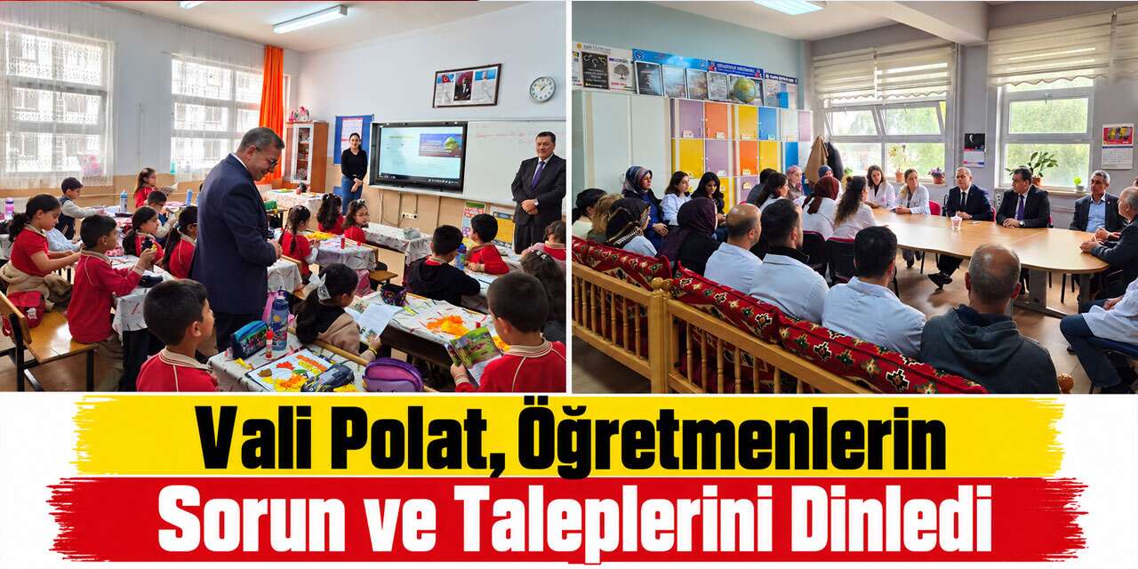 Kars Valisi Ziya Polat, Öğretmenlerin Sorun ve Taleplerini Dinledi