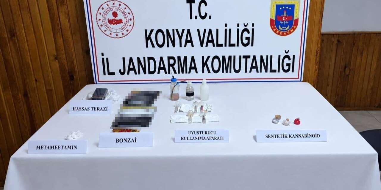 Konya’da 4 bin 137 sentetik hap ele geçirildi