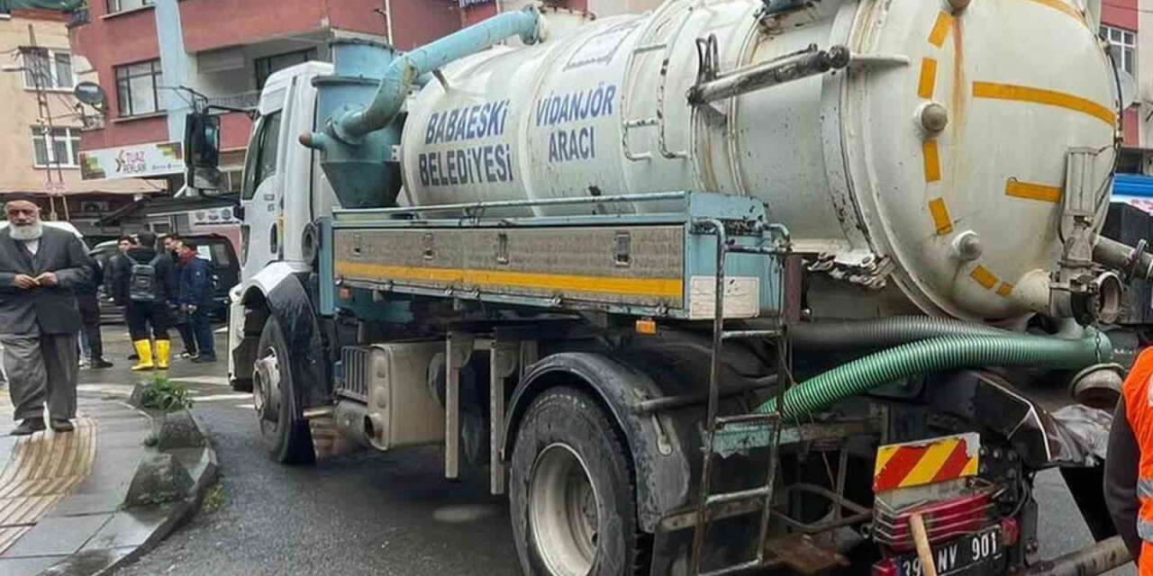 Kırklareli’den İstanbul’a sel desteği