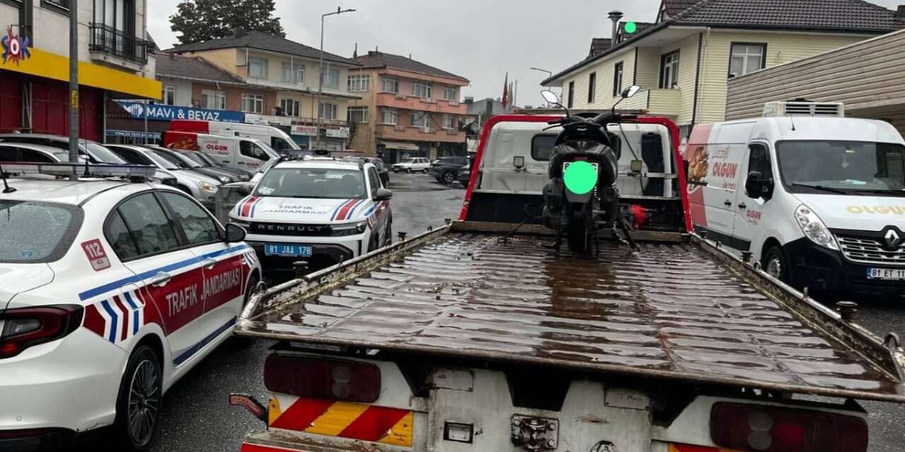 Düzce’de sosyal medya şovuna jandarma freni
