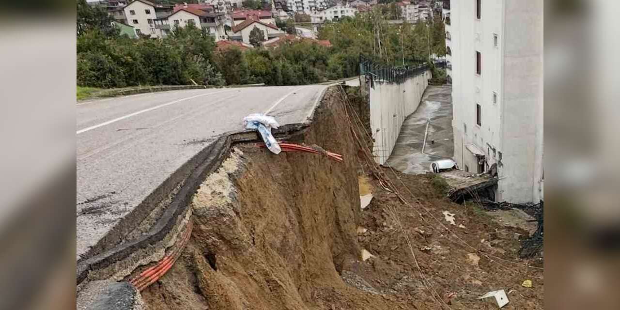 Gölcük’te 65 kişinin yaşadığı bina tahliye edildi