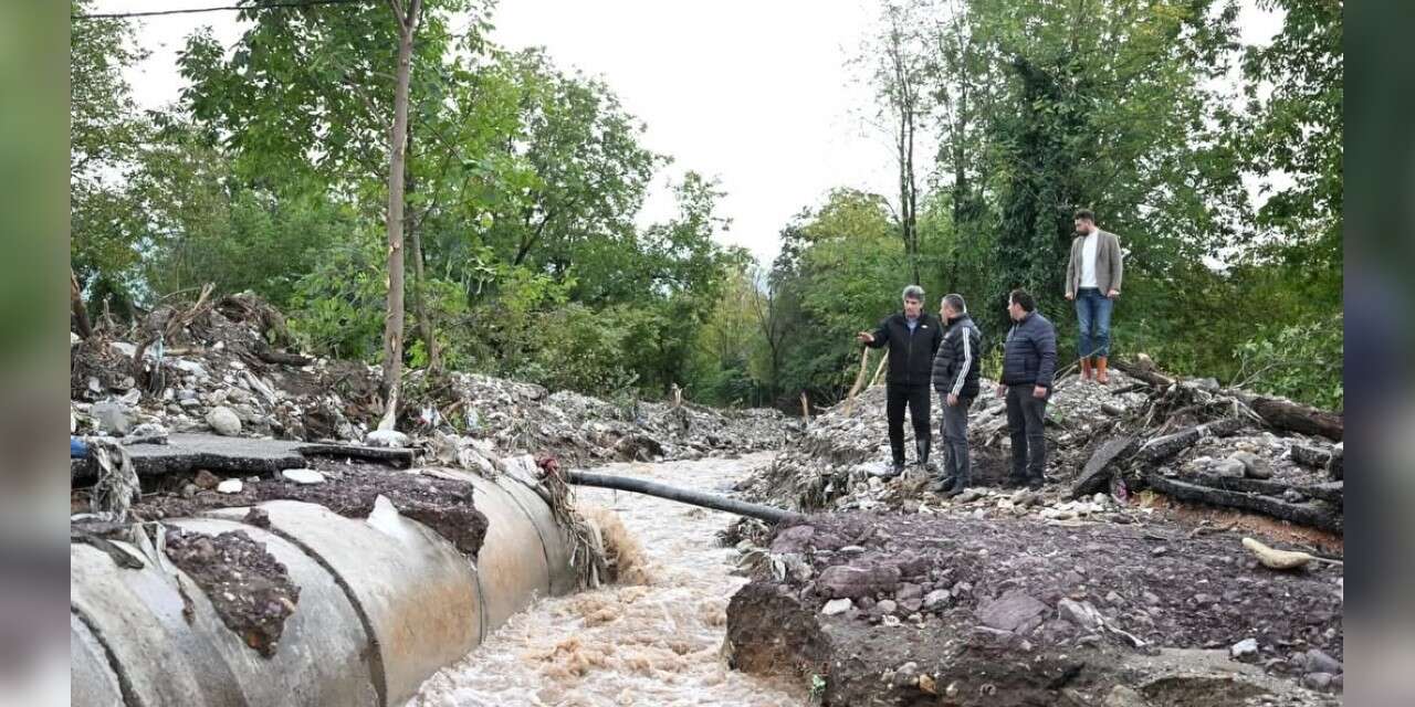 Kartepe’de yağışın yol açtığı hasarlar gideriliyor