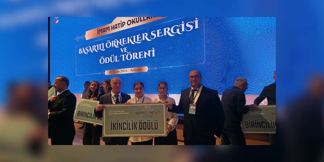 Kazım Karabekir İmam Hatip Ortaokulu Türkiye ikincisi oldu