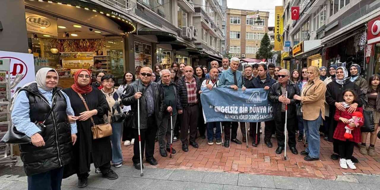 Görme engellilerden ’erişilebilirlik’ çağrısı
