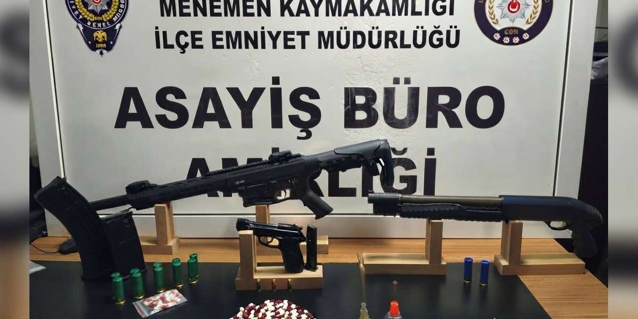 Menemen’de polis ve jandarmadan dev operasyon: 44 gözaltı