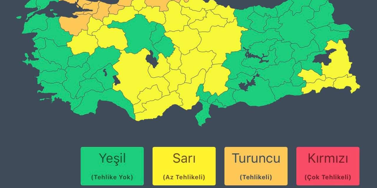 Bakan Kurum: "Yarın yağışlara karşı 10 ilimiz için turuncu kodlu uyarı yapıldı"
