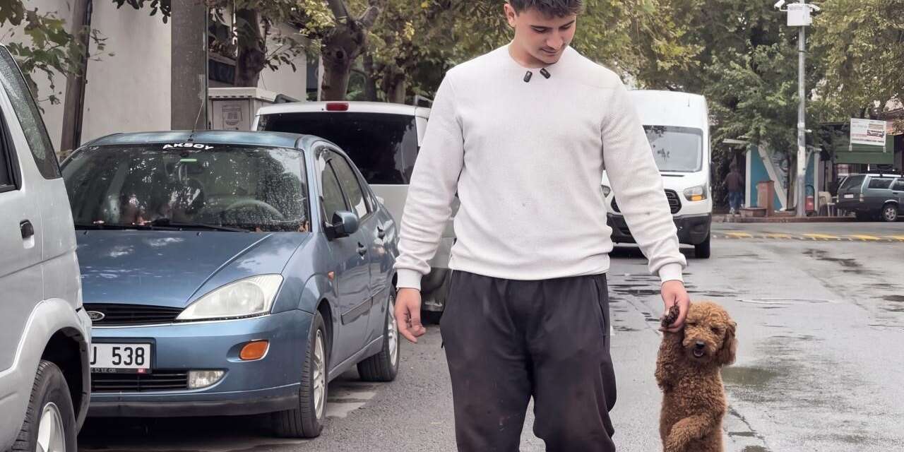 Köpeğini patisinden tutarak yürüten vatandaştan açıklama