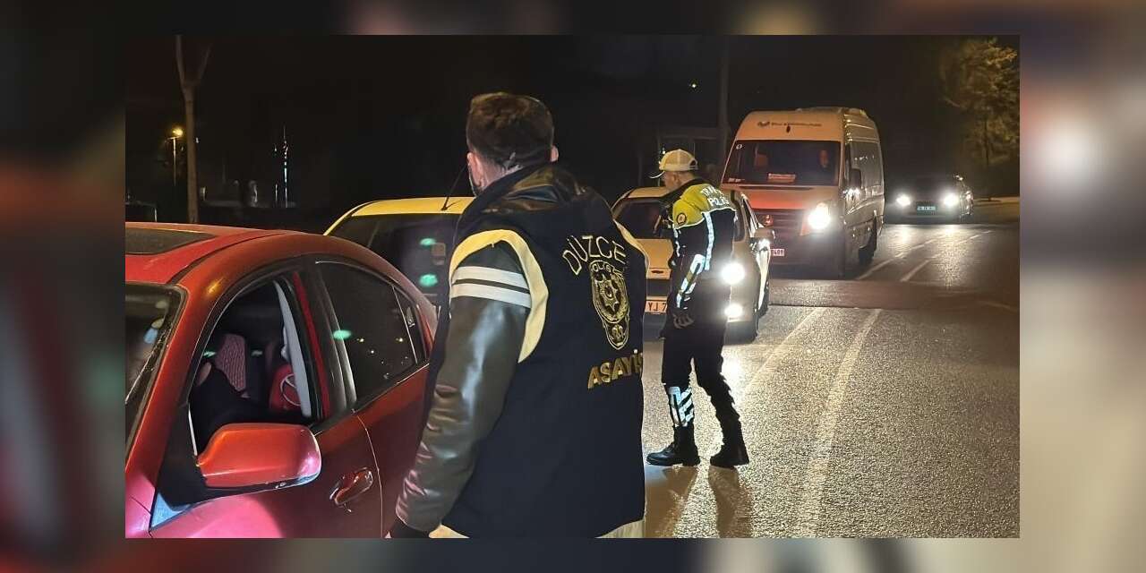 Düzce’de polis ekipleri kuş uçurtmuyor