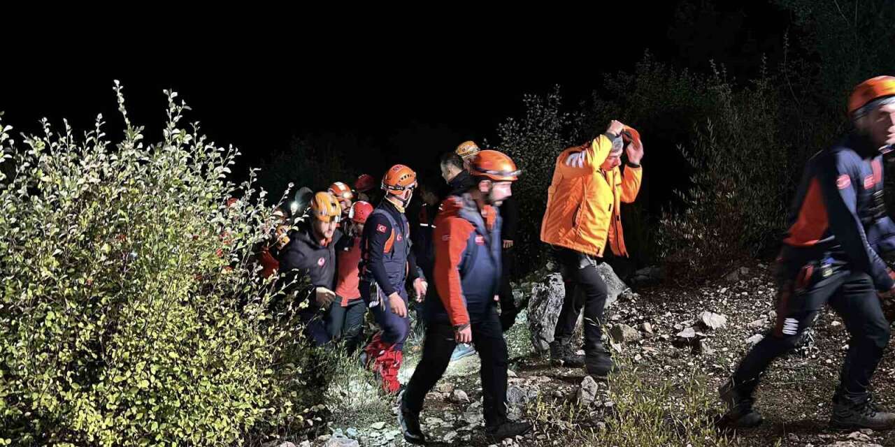 Yazılı Kanyon’da hayatını kaybeden şahsın cansız bedenine ulaşıldı