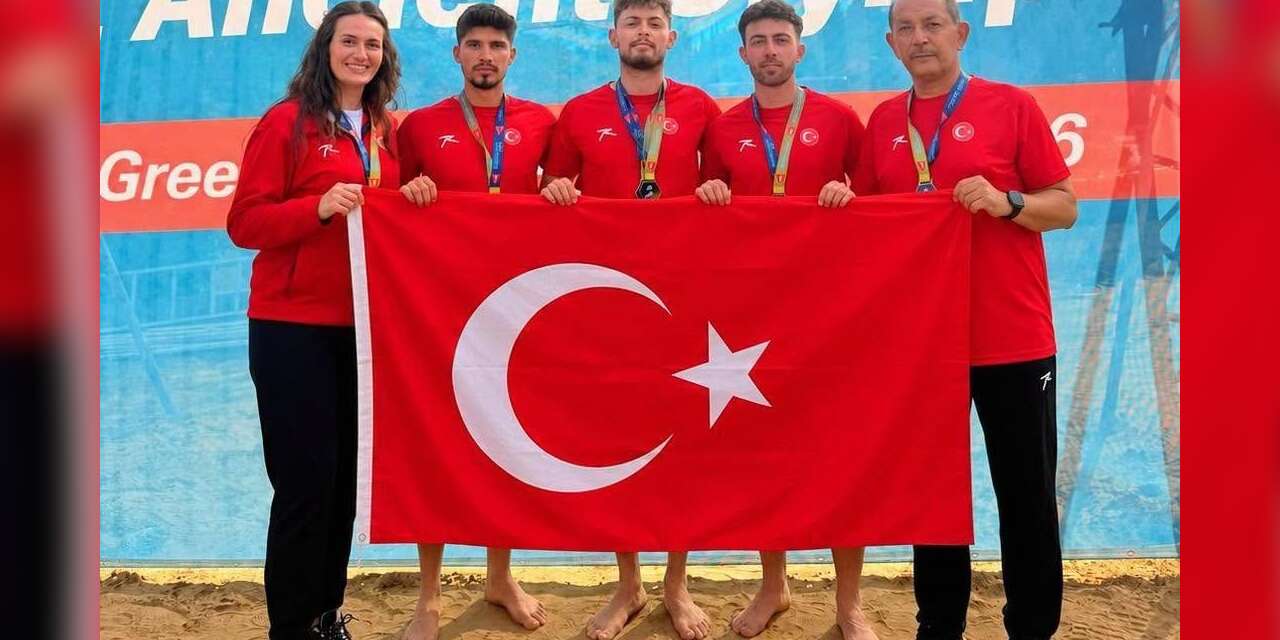 Erzincanlı milli sporcuların yer aldığı Türkiye, Air Badminton’da Avrupa ikincisi oldu