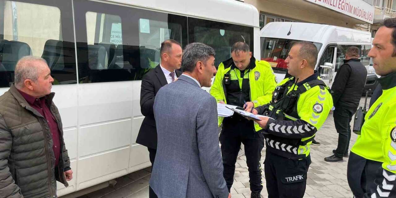 Öğrenci güvenliği için servisler tek tek denetlendi