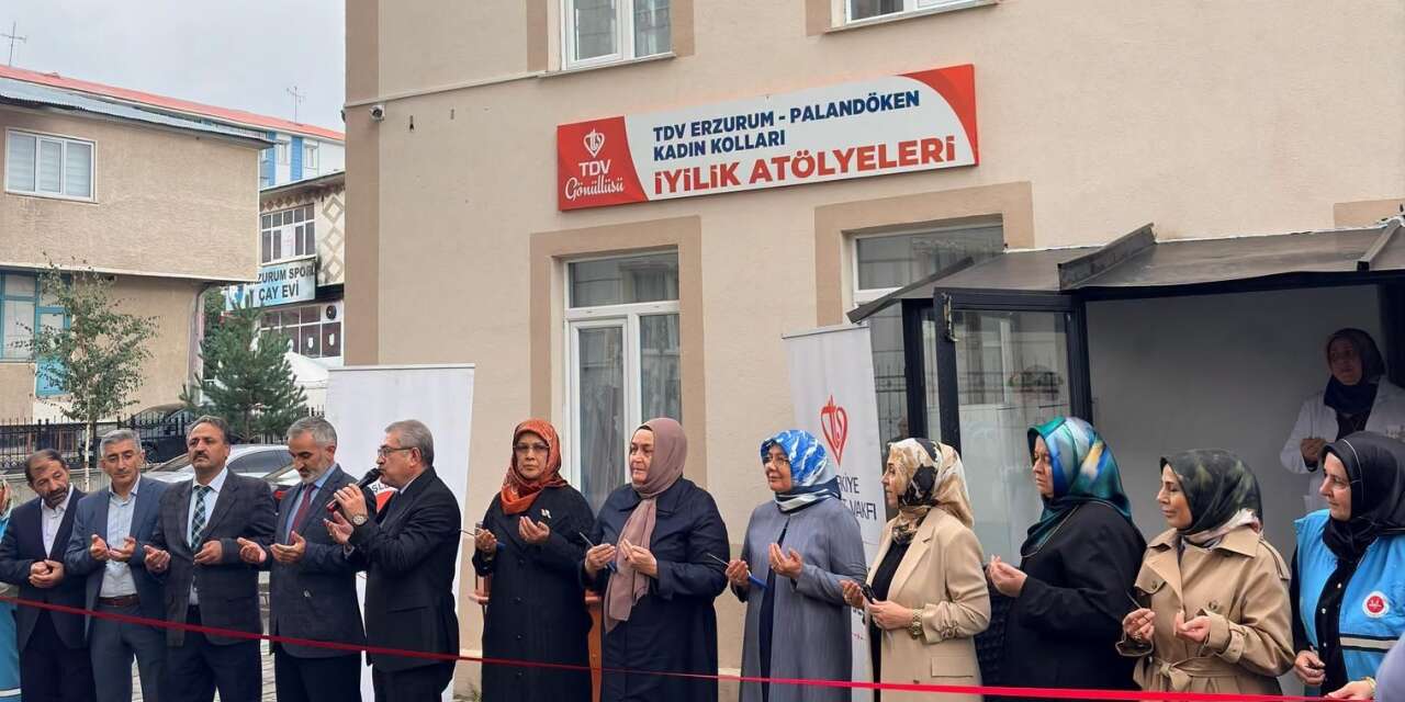 Erzurum’da "İyilik Atölyeleri" dualarla hizmete açıldı