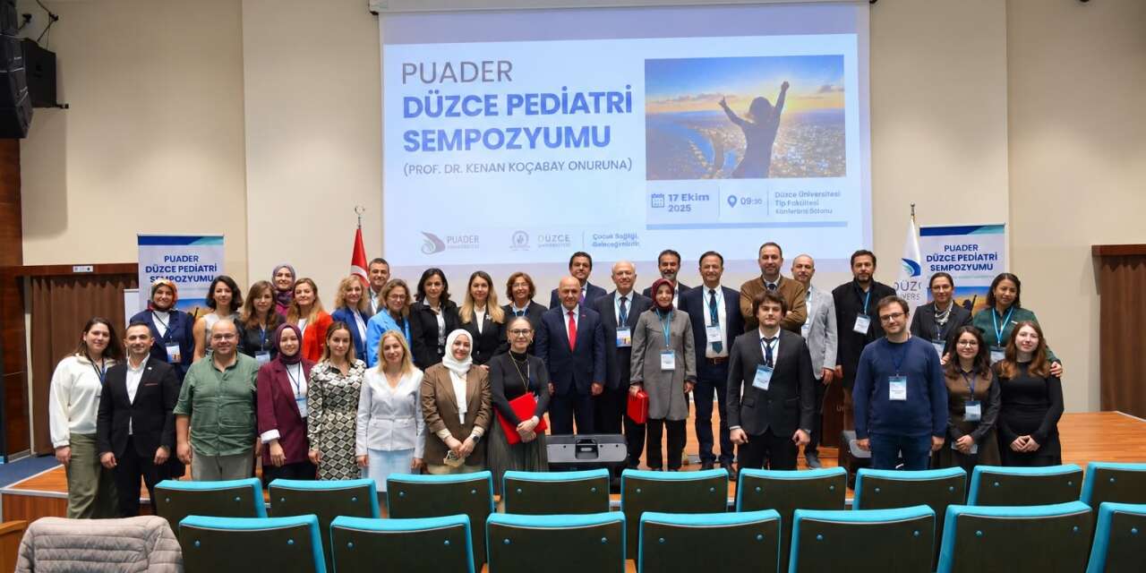 Düzce Üniversitesi ev sahipliğinde pediatri sempozyumu gerçekleştirildi