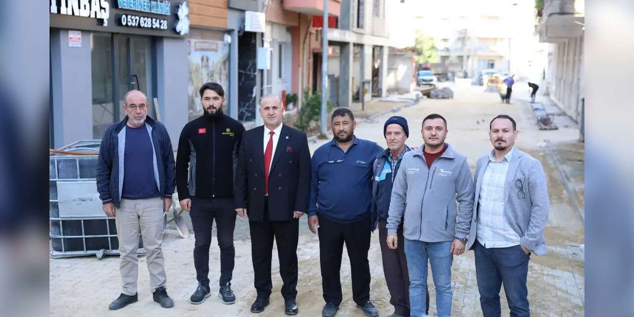 İncirliova’da yol çalışmaları sürüyor