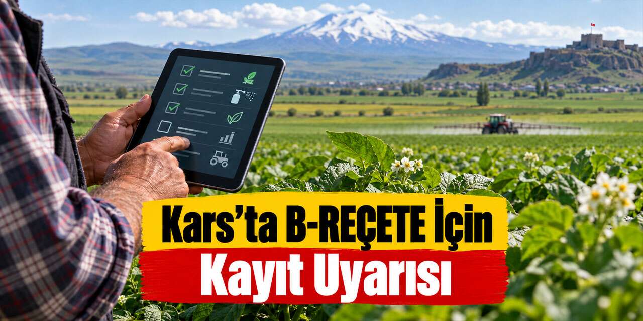 Kars’ta B-REÇETE İçin Kayıt Uyarısı