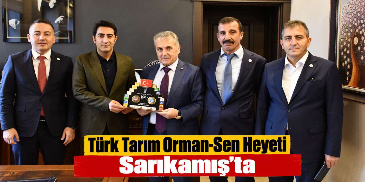 Sarıkamış’ta Kaymakam Aslantatar’a Sendika Ziyareti
