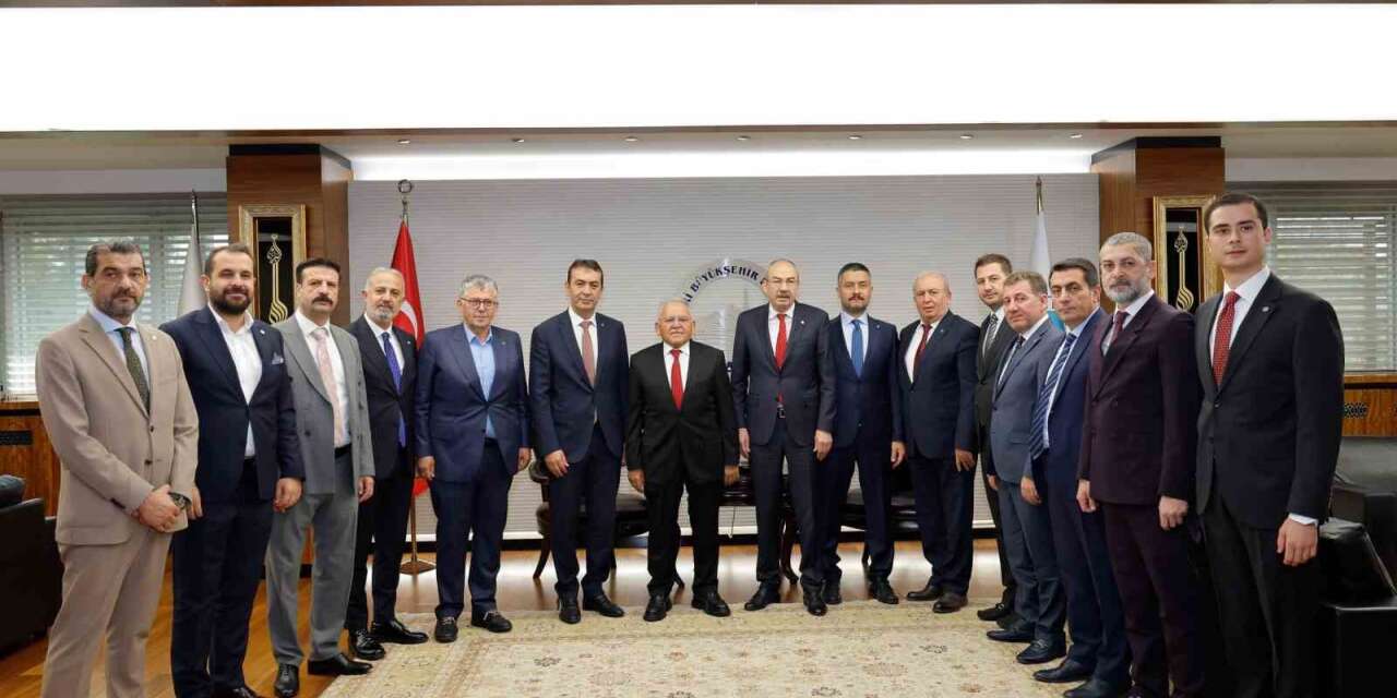Başkan Büyükkılıç, güven tazeleyen Gülsoy ve Büyüksimitci’yi kabul etti