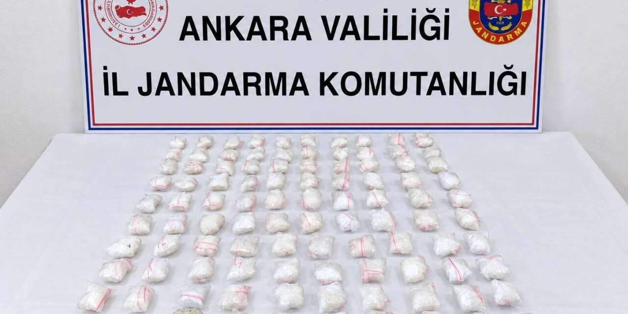 Ankara’da uyuşturucu operasyonu: 1 kilogram metamfetatin ele geçirildi