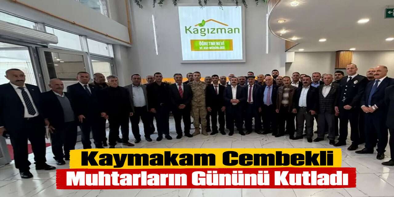 Kağızman Kaymakamı Semih Cembekli Muhtarlarla Kahvaltıda Buluştu