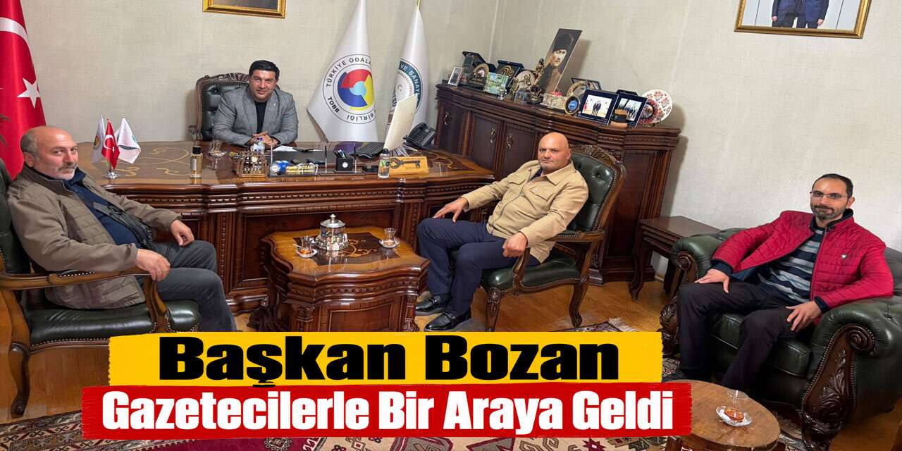Kars Basınından KATSO Başkanı Bozan’a Ziyaret