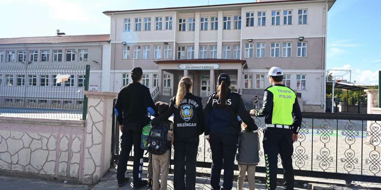 Erzincan’da okul çevrelerinde güvenlik denetimi yapıldı