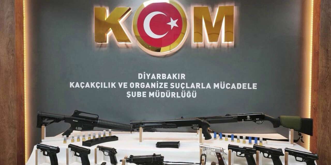 Diyarbakır’da silah kaçakçılığı operasyonu: 13 kişi yakalandı