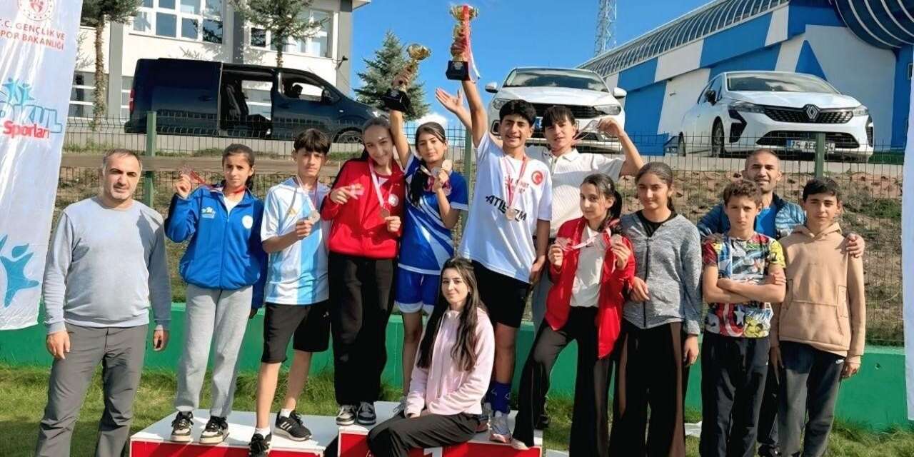 Aşkale YİBO’dan atletizmde kupa ve madalya başarısı