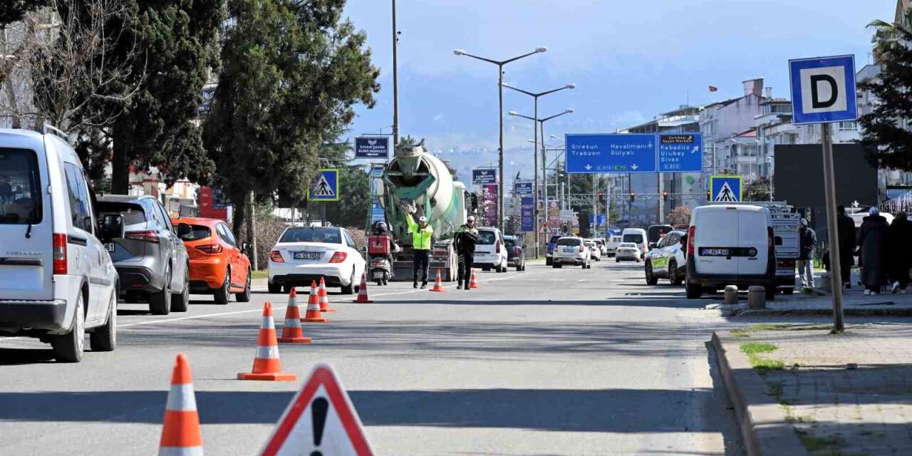 Ordu’da trafik denetimlerinde 18 bin araç denetlendi