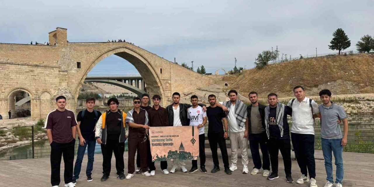 Düzceli gençler Hasankeyf’in tarihi mirasını keşfetti