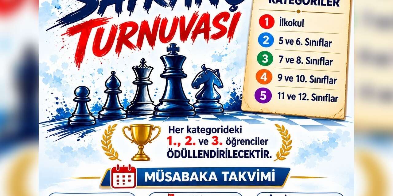 Bolvadin’de öğrenciler satranç turnuvasında yarışacak
