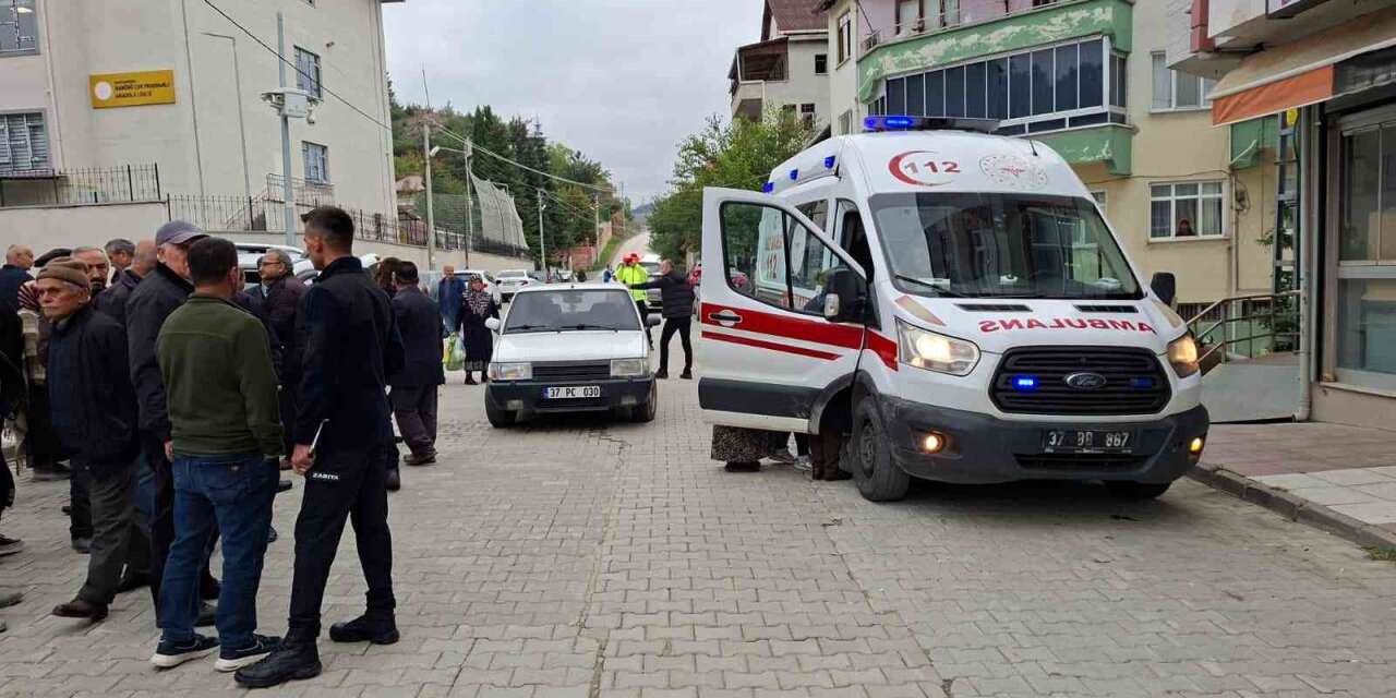 Kastamonu’da otomobilin bacağının üzerinden geçtiği kadın yaralandı