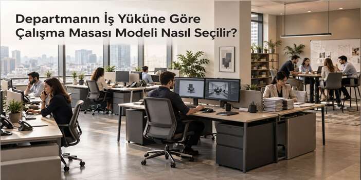 Departmanın İş Yüküne Göre Çalışma Masası Modeli Nasıl Seçilir?