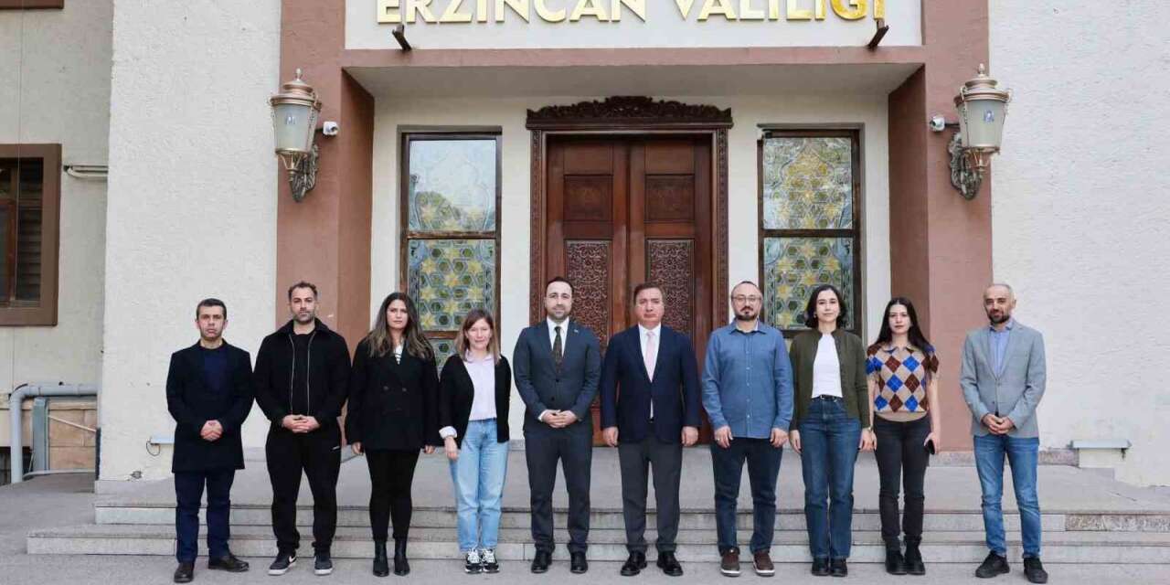 Vali Aydoğdu, İletişim Başkanlığı heyetini kabul etti