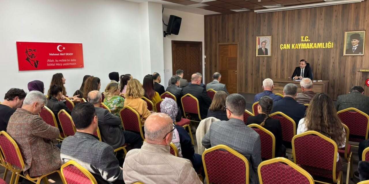 Çan’daki okullarda güvenlik seferberliği
