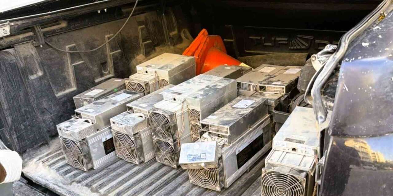 Nusaybin’de kaçak elektrikle kripto para üretimi