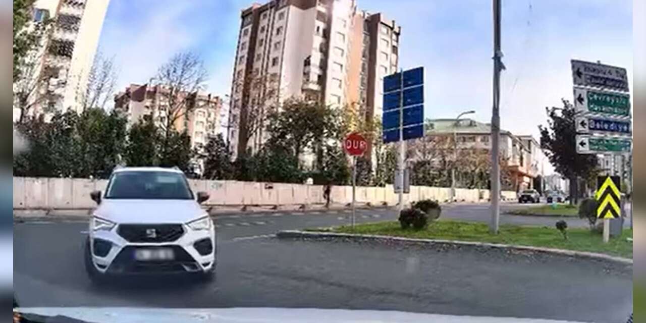 Başakşehir’de ters yöne dönmekte ısrarcı olan sürücüye ceza